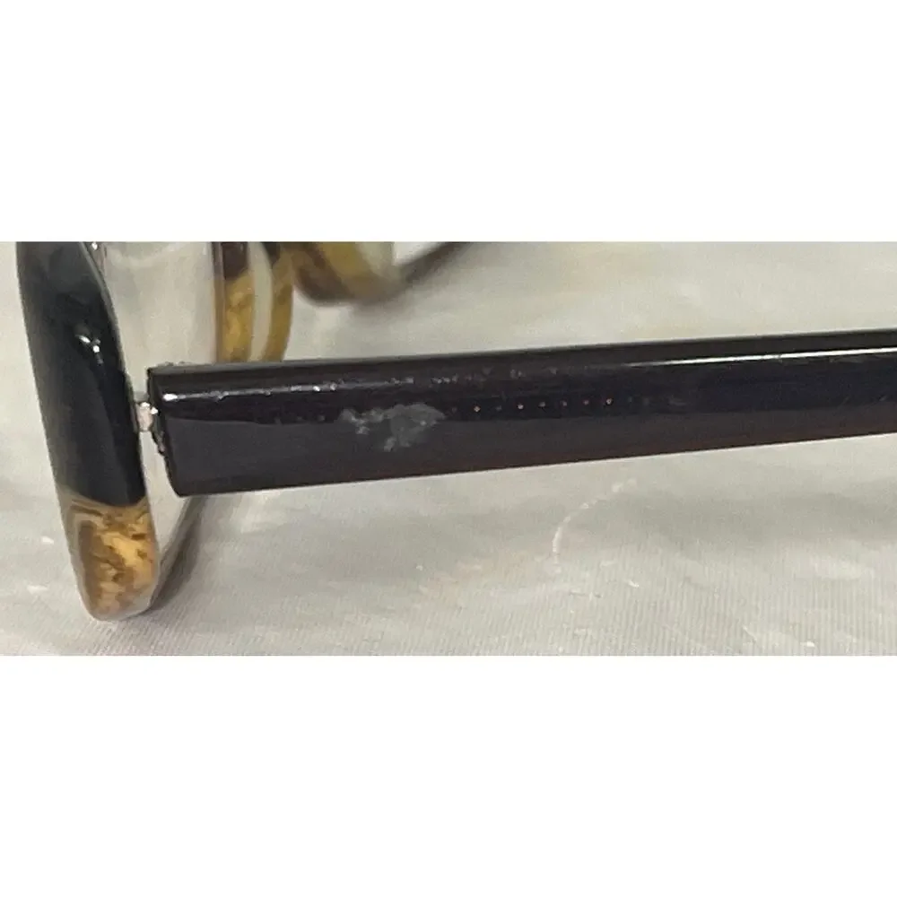 Corinne McCormack Sally 18583 Eyeglass Frames Brown Amber 53-17-140 Women